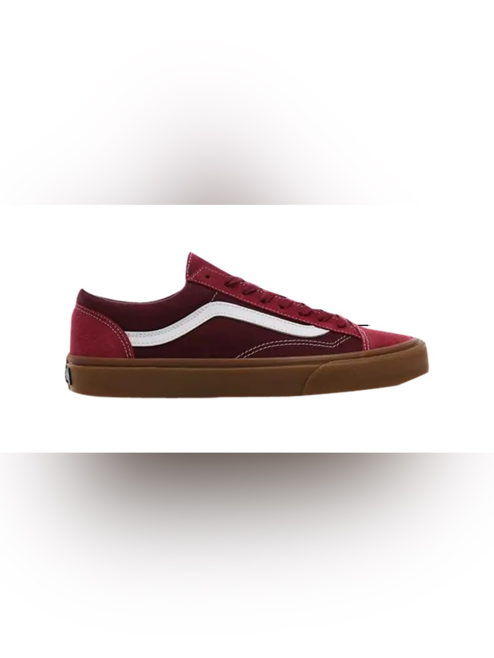 Vans off the wall Style 36 'Beet Red Gum' shoes size 8.5 or 8 1/2 men 10 woman